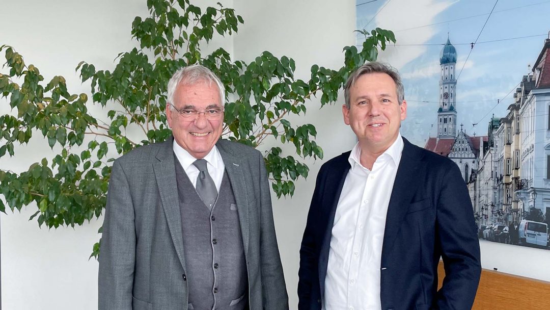 Reiner Kappler und Prof. Dr. Hartmut Schwab – wir sind Vorstand bei LSWB-Augsburg.