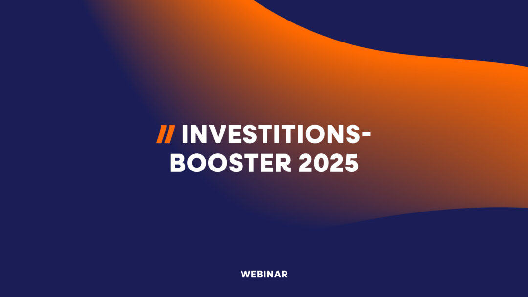 Vorschaubild des SWMP Webinar: Investitions-Booster 2025
